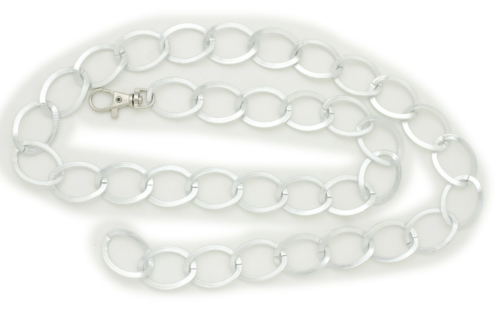 Women Silver Metal Thick Chain Chunky Links Hip High Waist Belt XS S M L XL XXL