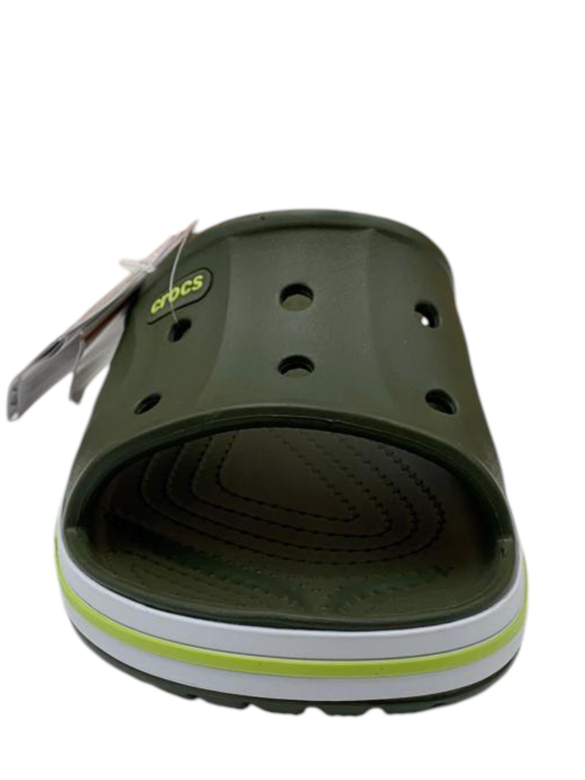 Crocs Bayaband Men’s Slide Sandals Size 10 Army Green Water Friendly