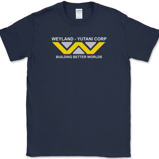 Weyland-Yutani Corporation T-Shirt Funny Aliens Movie Humor Graphic Tee