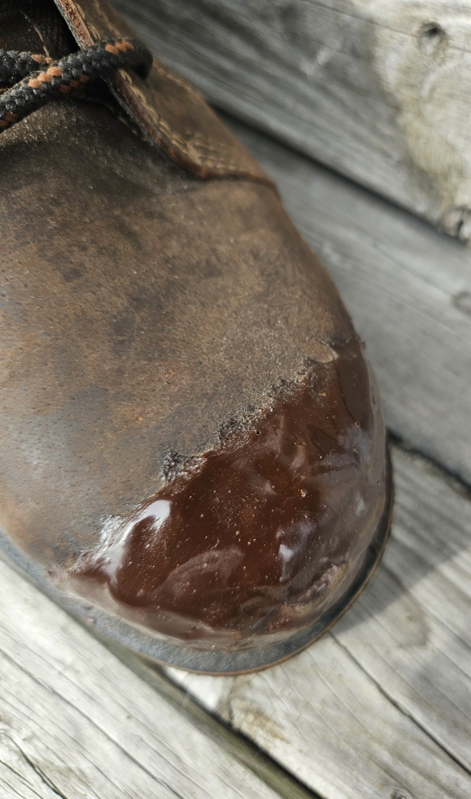 Danner steel yard 6″ ST boot 6 Mens 10.5 D Brown Tuff Toe Cover Lace Up 12531