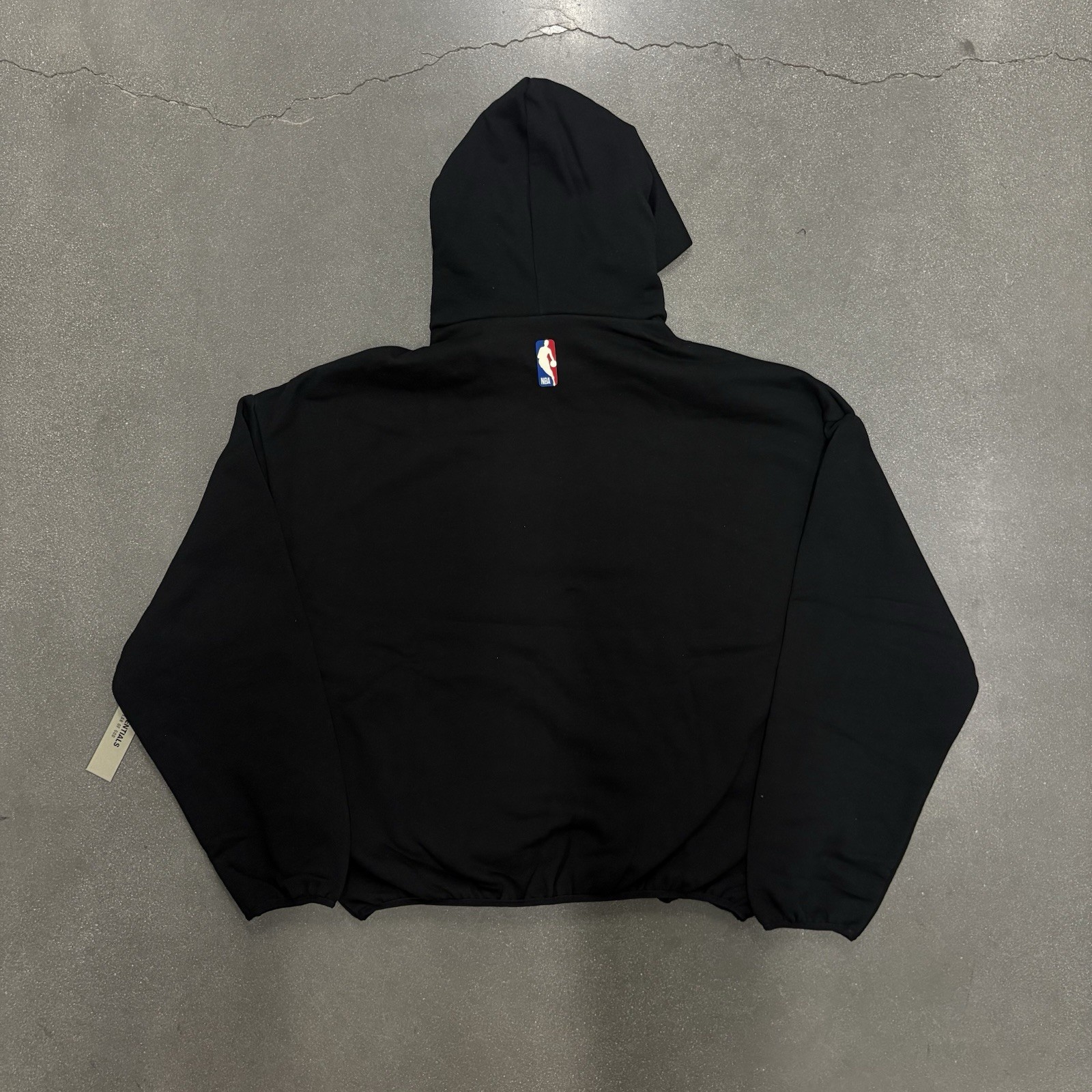 NEW AUTHENTIC Fear of God Essentials NBA Hoodie Black SS25 Size XS-L