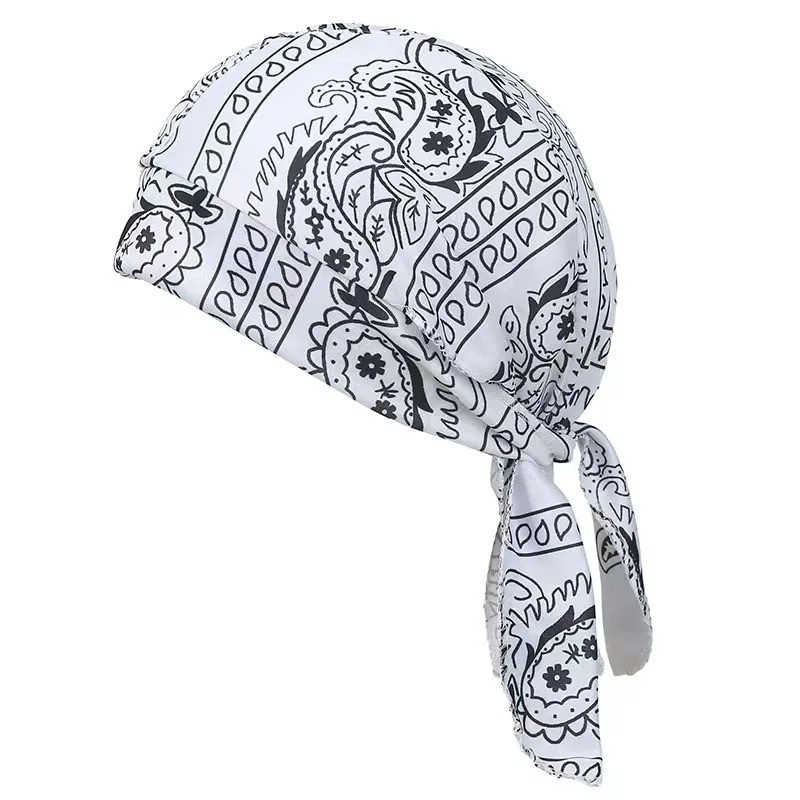 Elastic Motorcycle Wrap Biker Du Bandana Paisley Doo Rag Head Skull Cap Durag