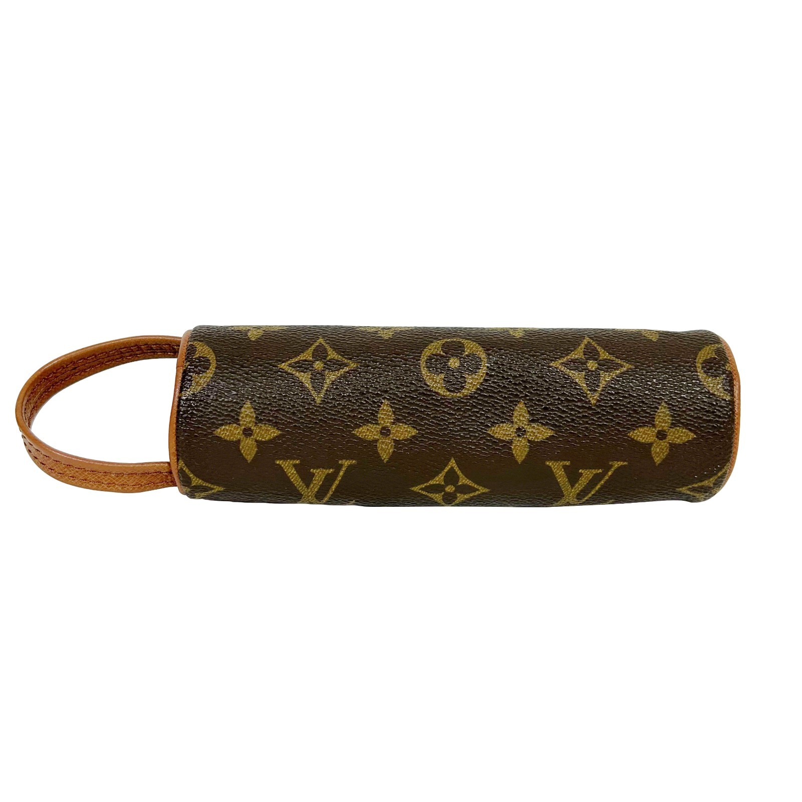 LOUIS VUITTON Monogram Canvas Golf Ball Pouch M58249 Authentic