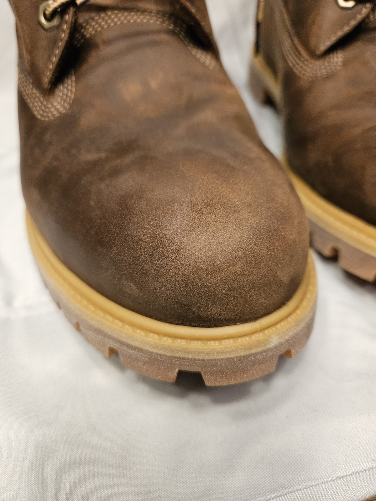 Timberland Heritage 6″ Premium Waterproof Boots TB027097 Brown Mens Size 13M Box