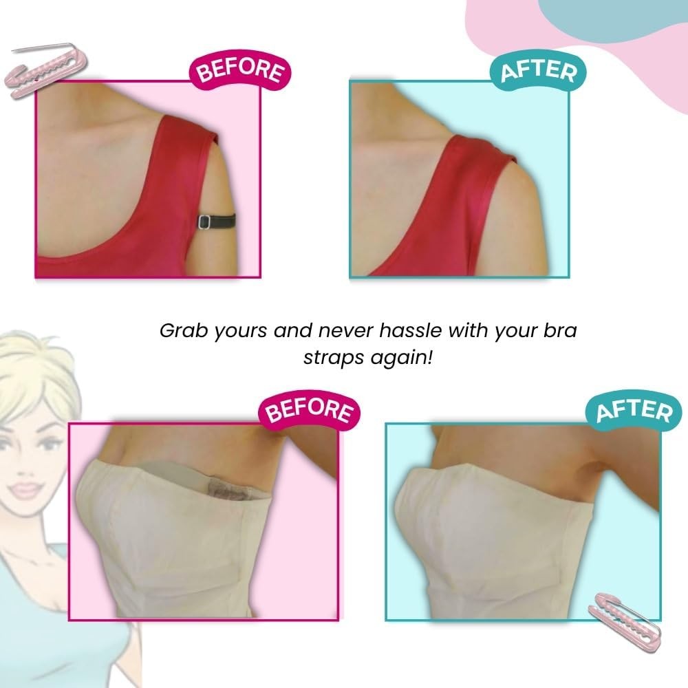 Strap Tamers – Bra Strap Holder – Bra Strap Clip – Bra Clips for Straps