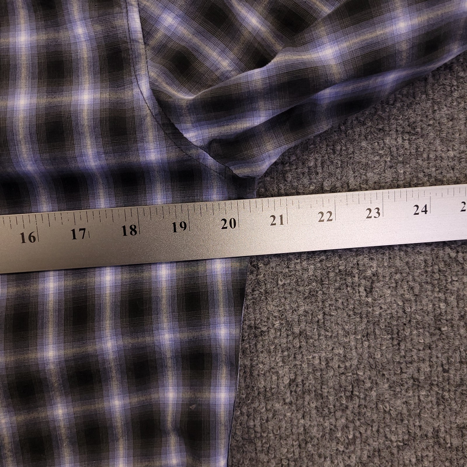 7D 7 Diamonds Higher Ground Shirt Mens Small Abstract Windowpane Cotton