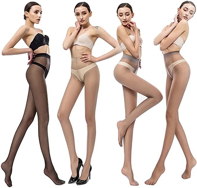 15D Pantyhose Tights for Women-Women’s Ultra Sheer Tight with Control To