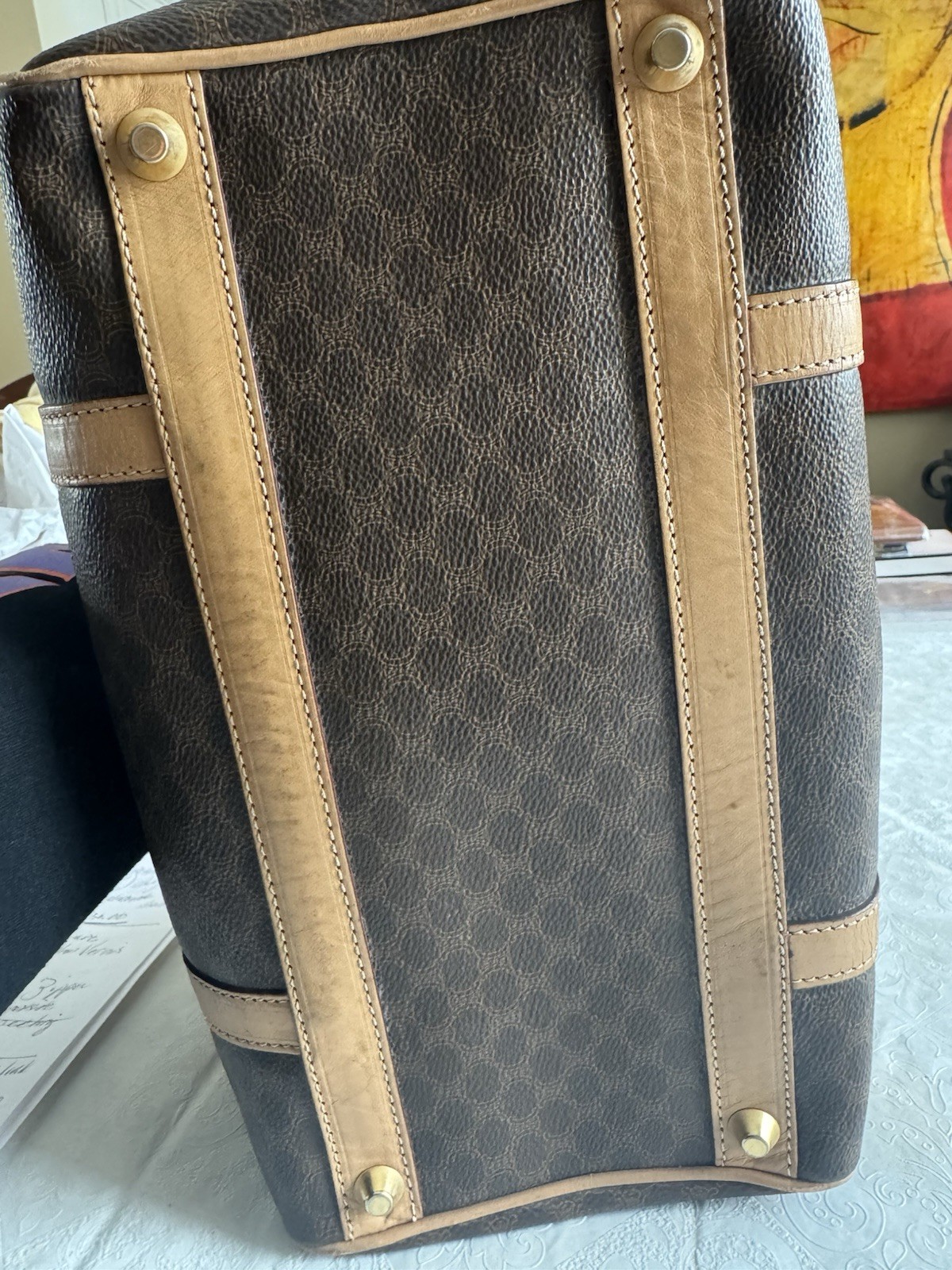 Celine Macadam Boston Bag