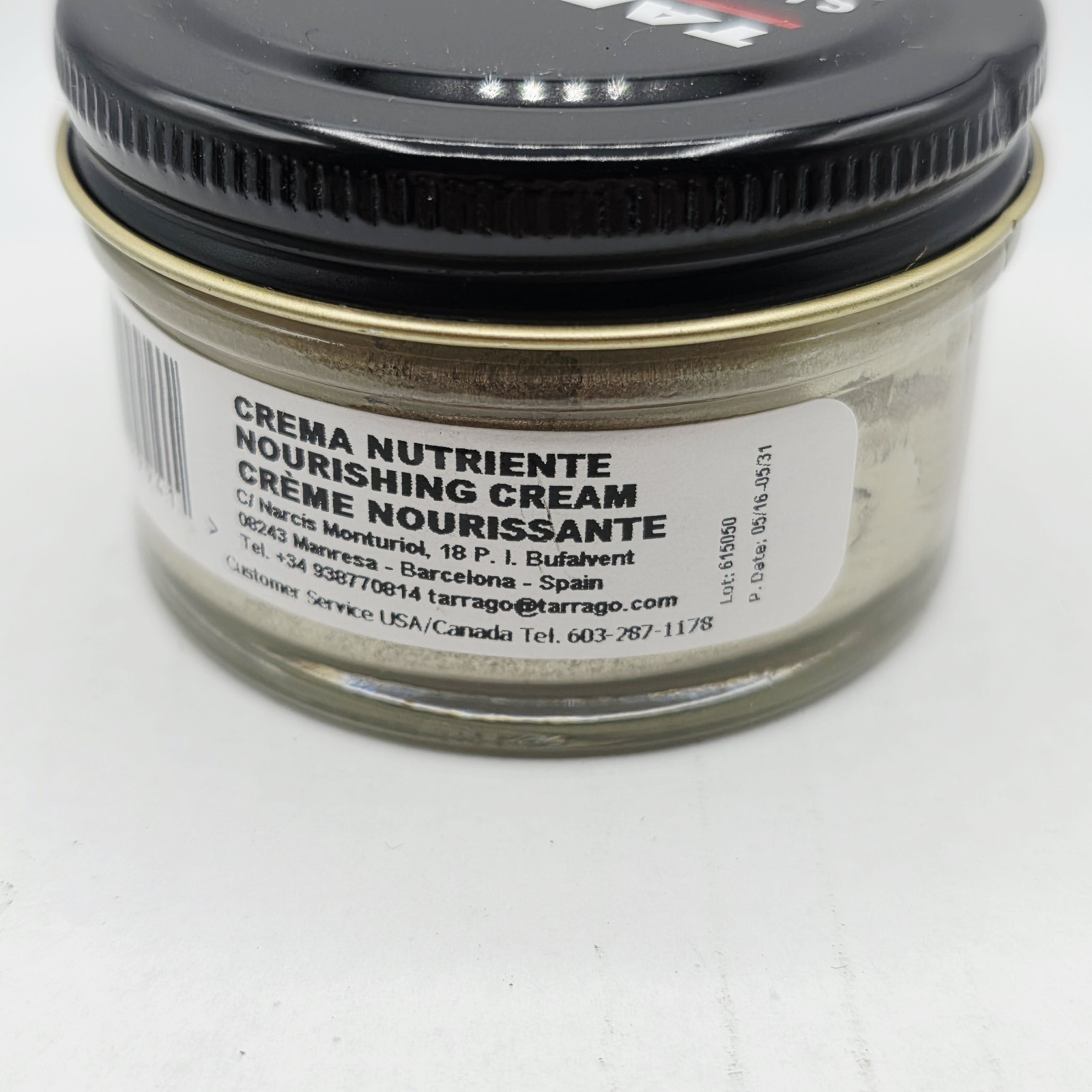 Tarrago Shoe Polish # 506 Platinum Cream Leather Protector 1.76 oz. 50ml Boot