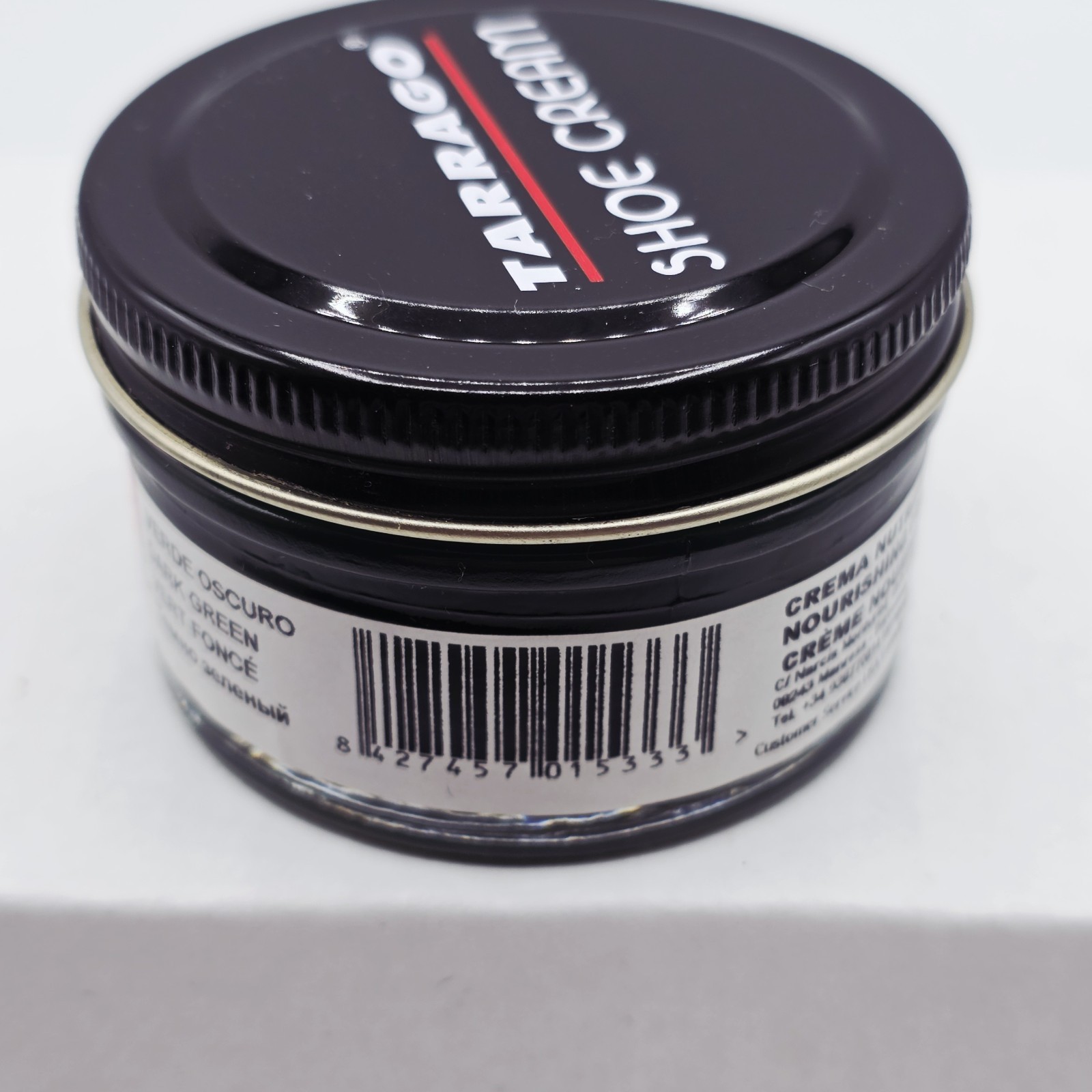 Tarrago Shoe Polish # 33 Dark Green Cream Leather Protector 1.76 oz. 50ml Boot