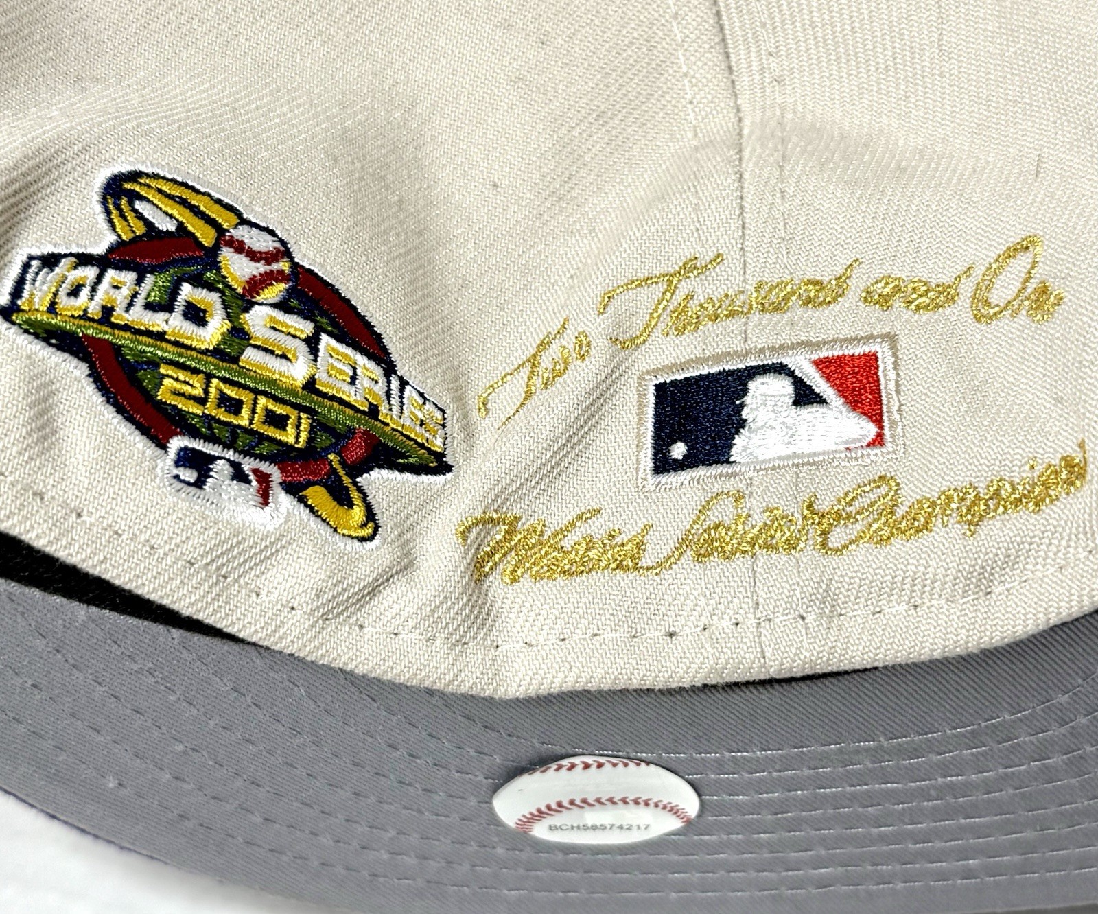 Arizona Diamondbacks Cooperstown Logo 59Fifty Fitted World Series Patch 2tone