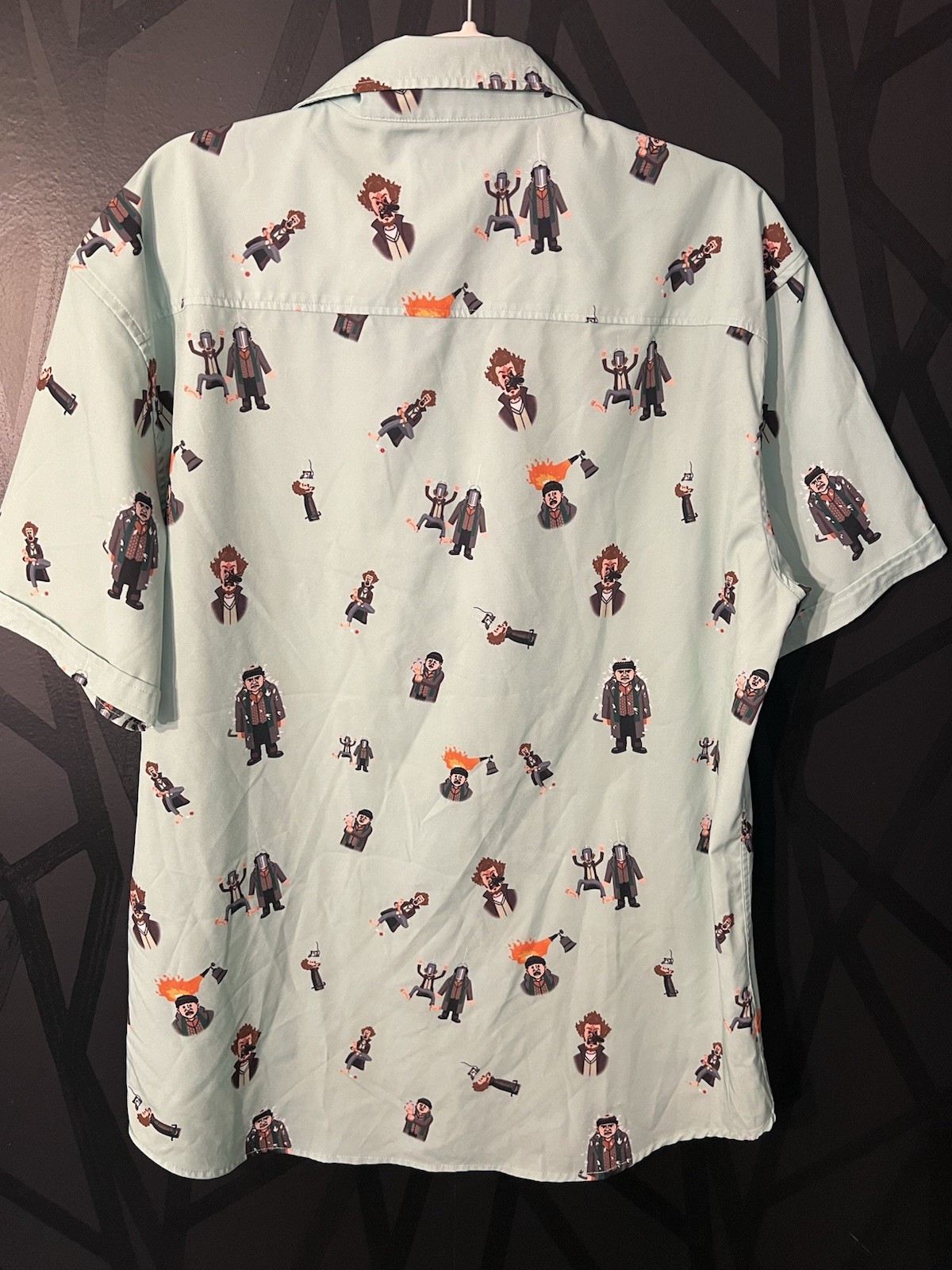 RSVLTS Home Alone KUNUFLEX Shirt XL Wet Bandits Movie Button Up