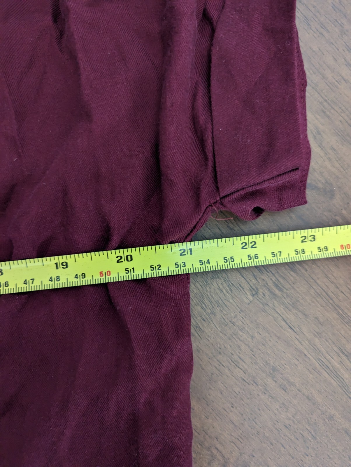 Womens A New Day Maroon Boxy Casual Top Sz L Boho Summer Casual