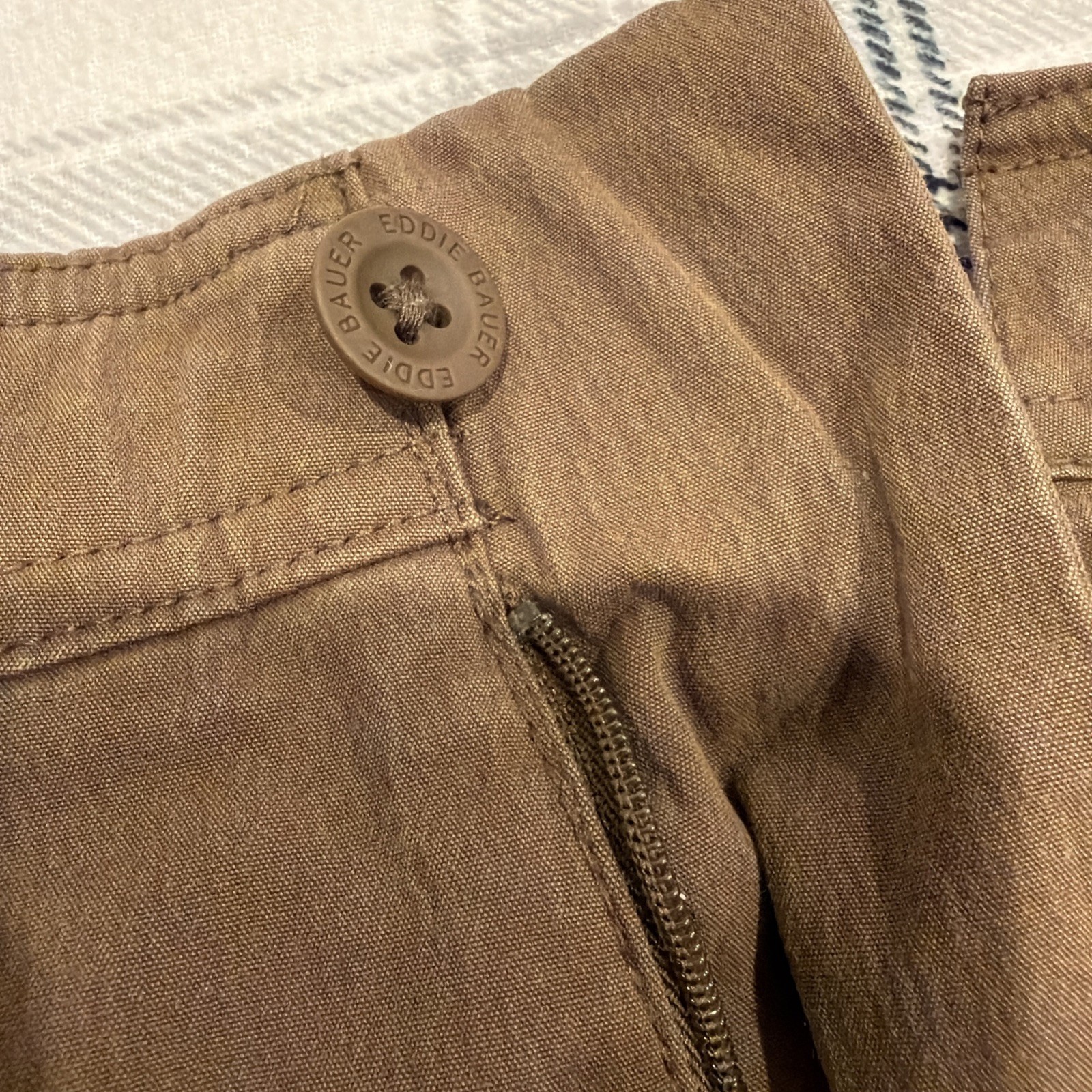 Eddie Bauer First Ascent Pants Men 36×30 Brown Guides Day Off Tactical Hiking