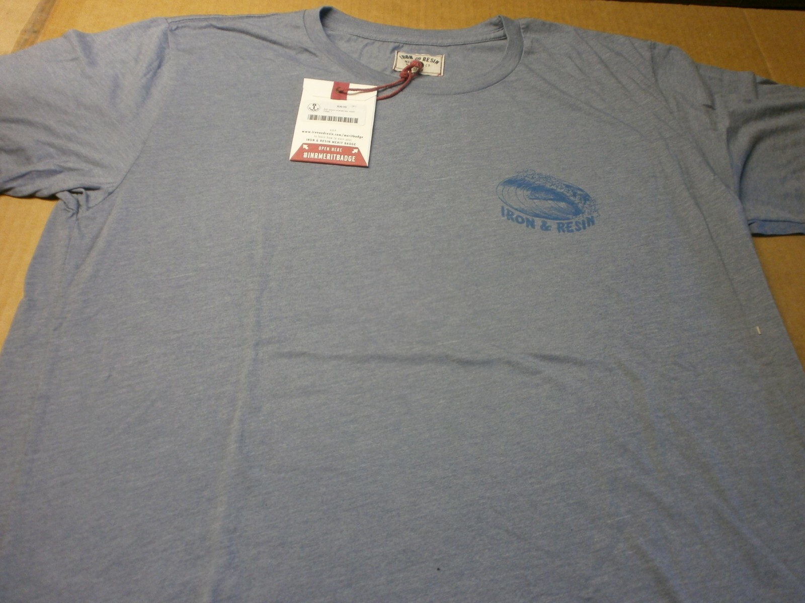 IRON AND RESIN LICENSED APPAREL WAVOS GRANDE HAND MADE IN USA XS, M, L, XL