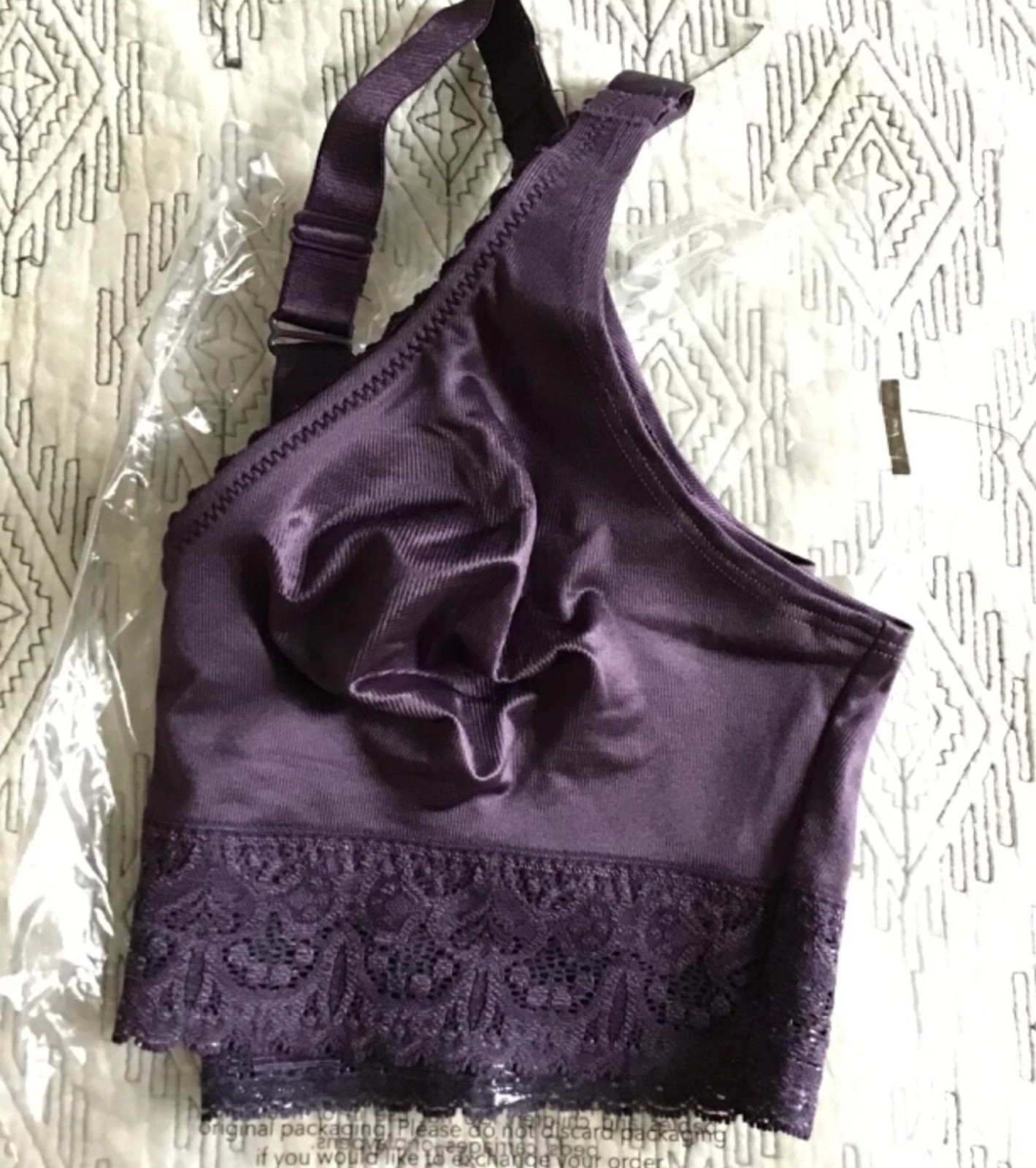 RUBY RIBBON LACE DEMIETTE #3033 NWOT