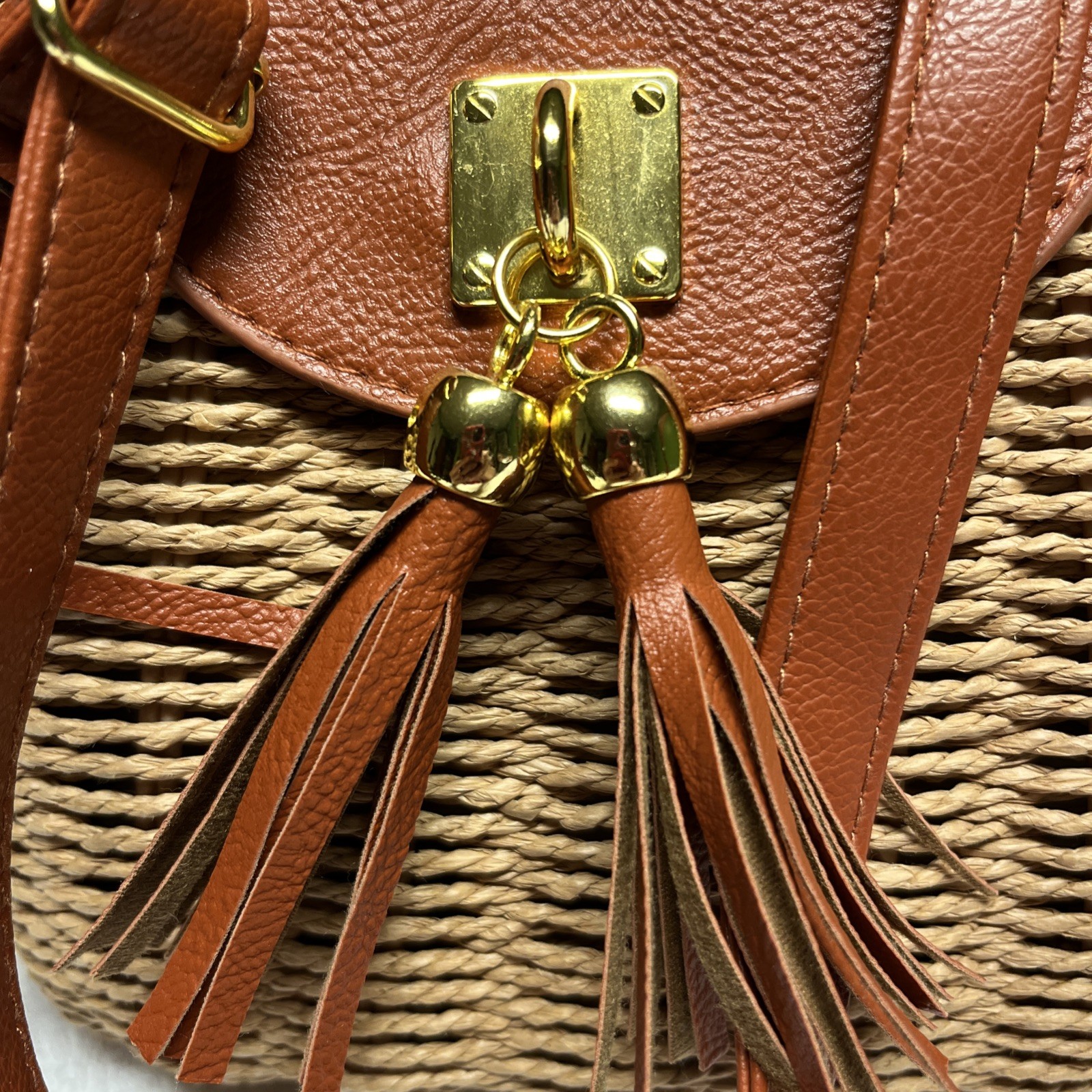 Women’s Shoulder Bag Brown 10%polyester 90%paper