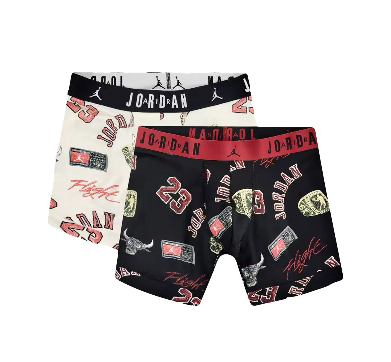 NWT. Jordan. 2 Pack. Flight Cotton Stretch Boxer Briefs. Blue. MRSP. $38.00
