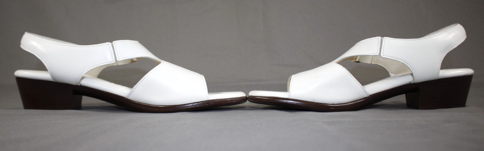SAS Shoes Women’s 9 S Suntimer Sandals Slingback Heeled Tripad Comfort USA White