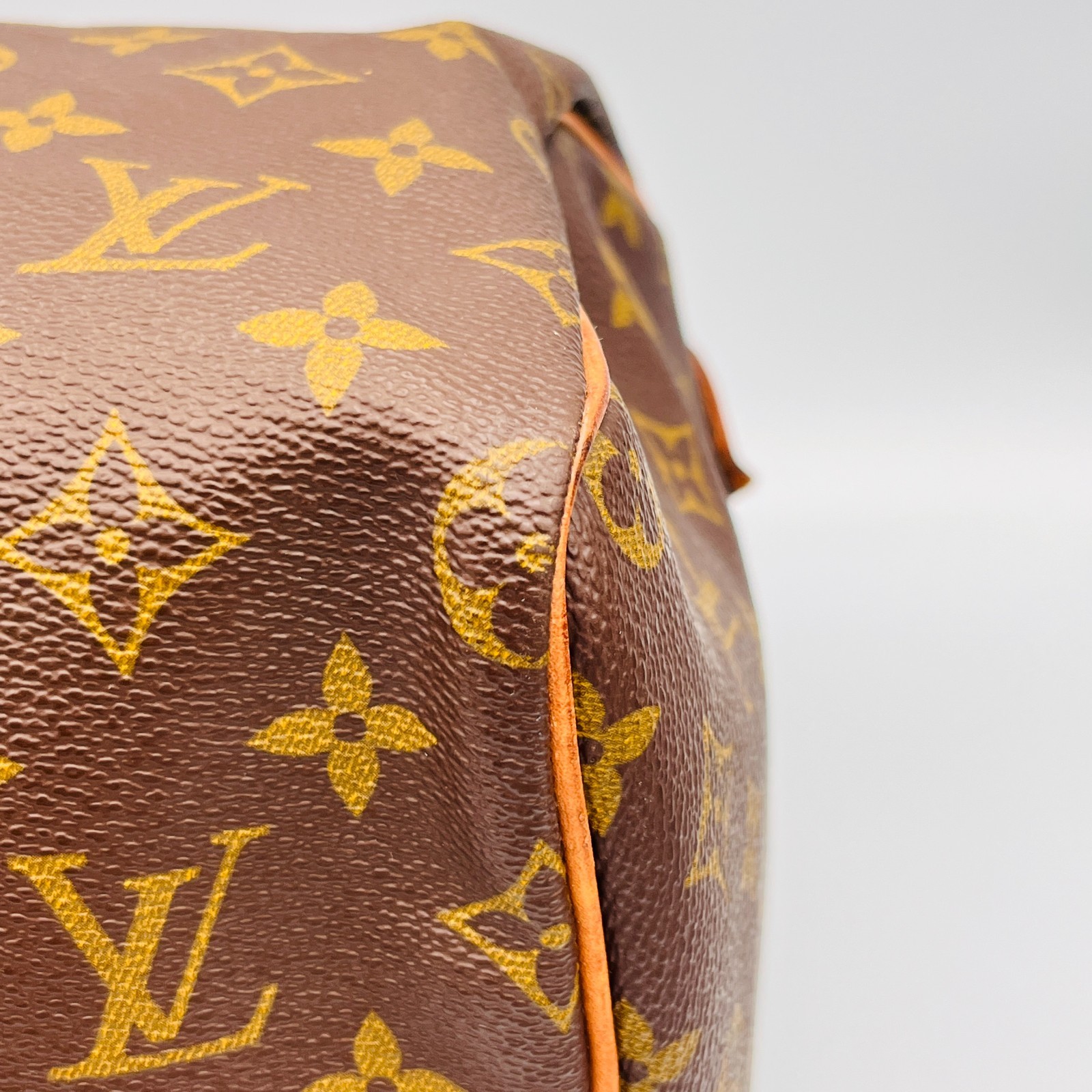 Auth LOUIS VUITTON Monogram Speedy 30 Handbag M41526 Vintage LV Pursh w/Key