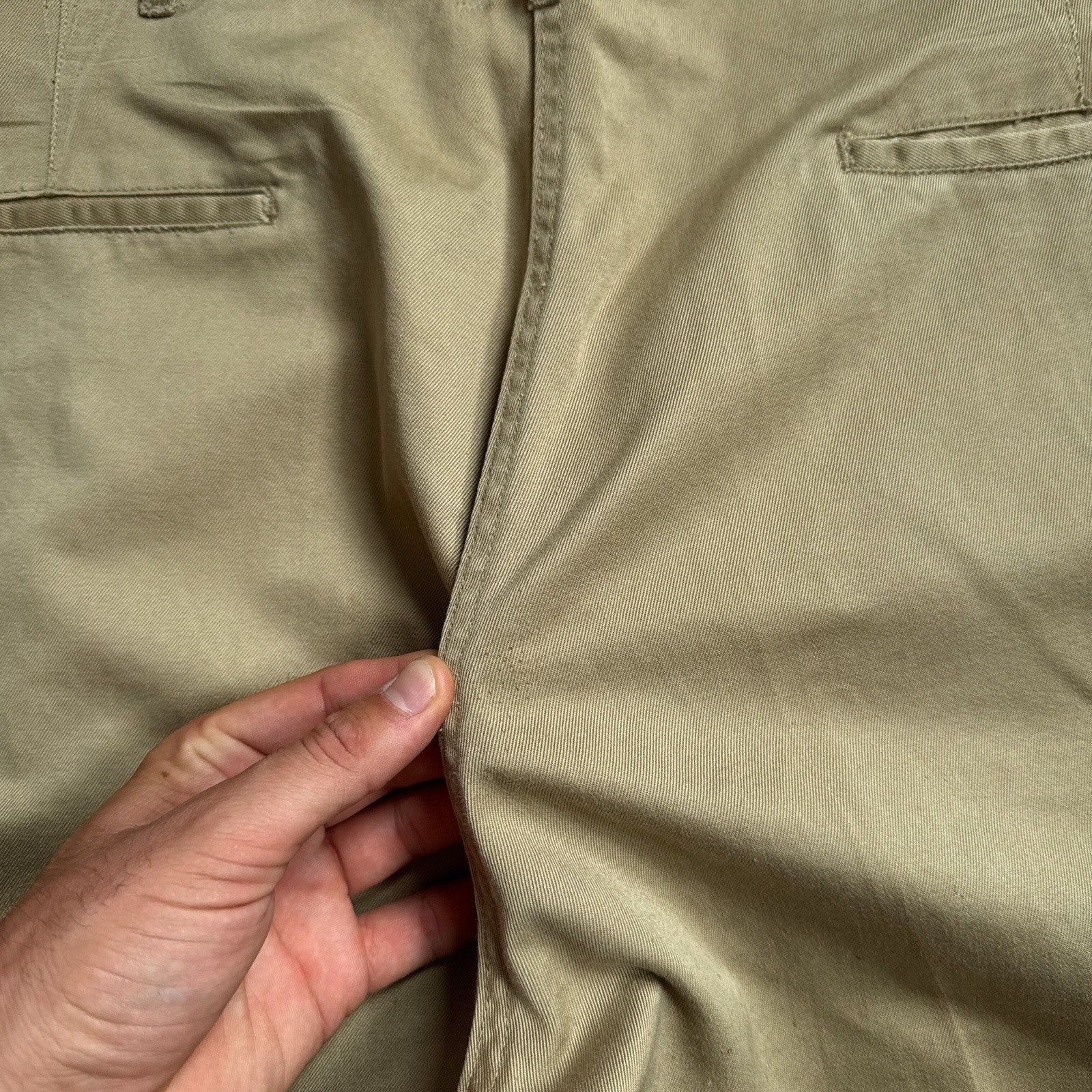 Vintage 50’s US Military Button Fly Khaki Pants Trousers Measured 35×28 Chinos