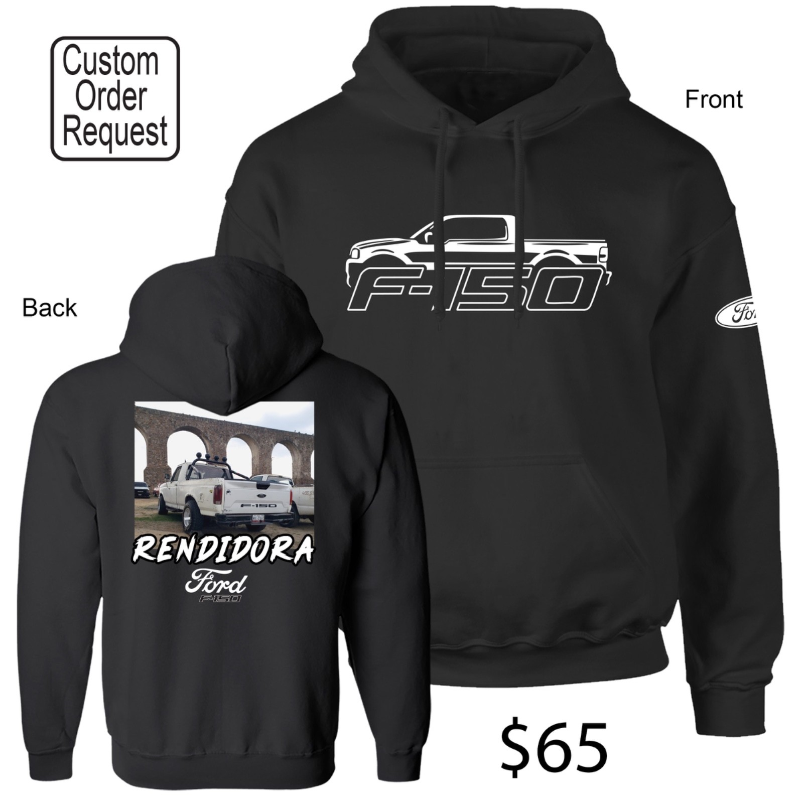 Custom Hoodie, 2xl White Hoodie Suzuki (requested from buyer)