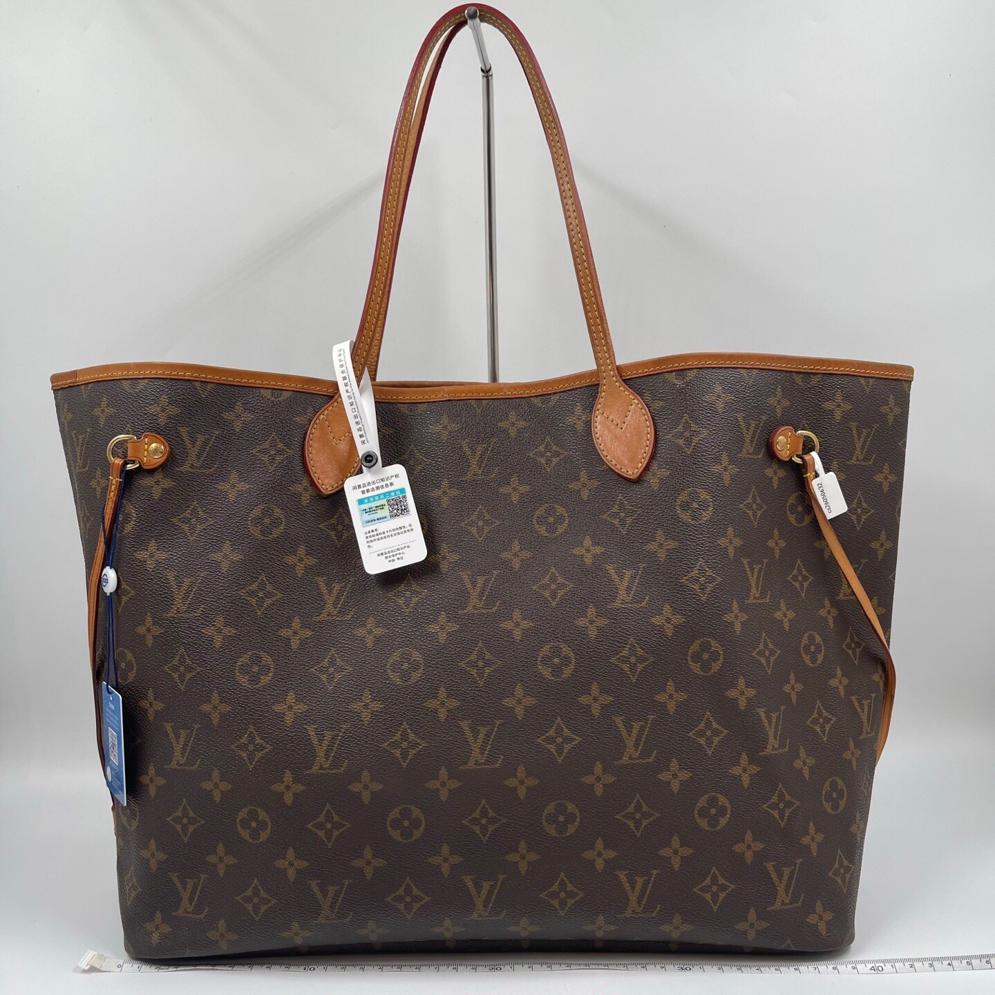 Louis Vuitton Neverfull Monogram Canvas GM Tote Shoulder Bag LV Brown 050632