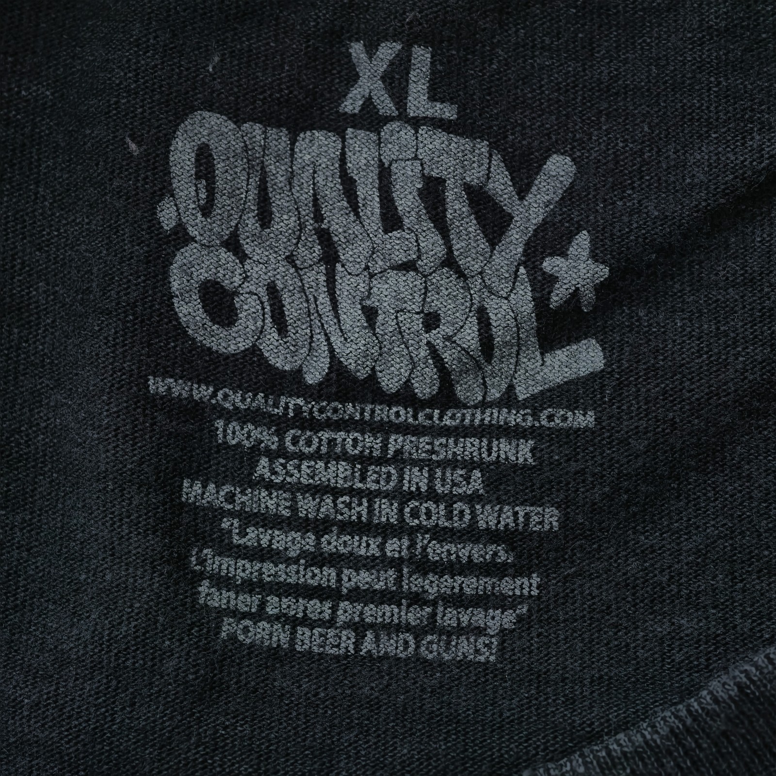 VTG Quality Control T-Shirt “Keep Em Clean” Sneaker Fetish Graphic NSFW XL