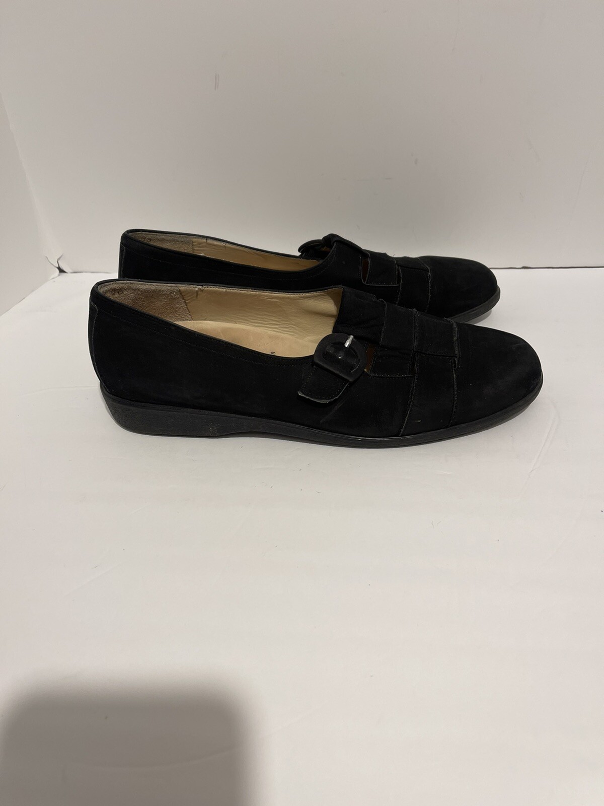 Fits by Theresia Bianca Black suede Shoe Mary Jane style women’s size 8.5