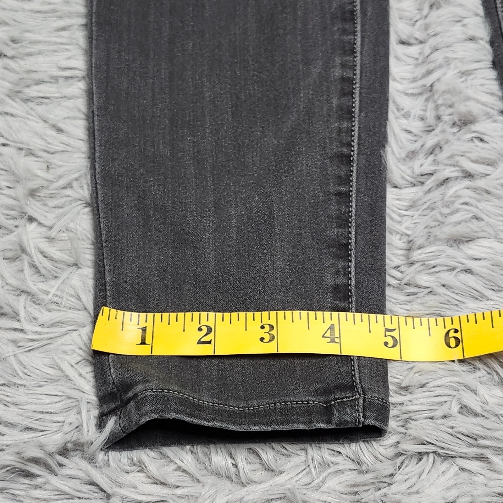 Liverpool The Skinny Pull On Jean Sz 4 / 27 Meteorite Gray Stretch Jegging Jeans