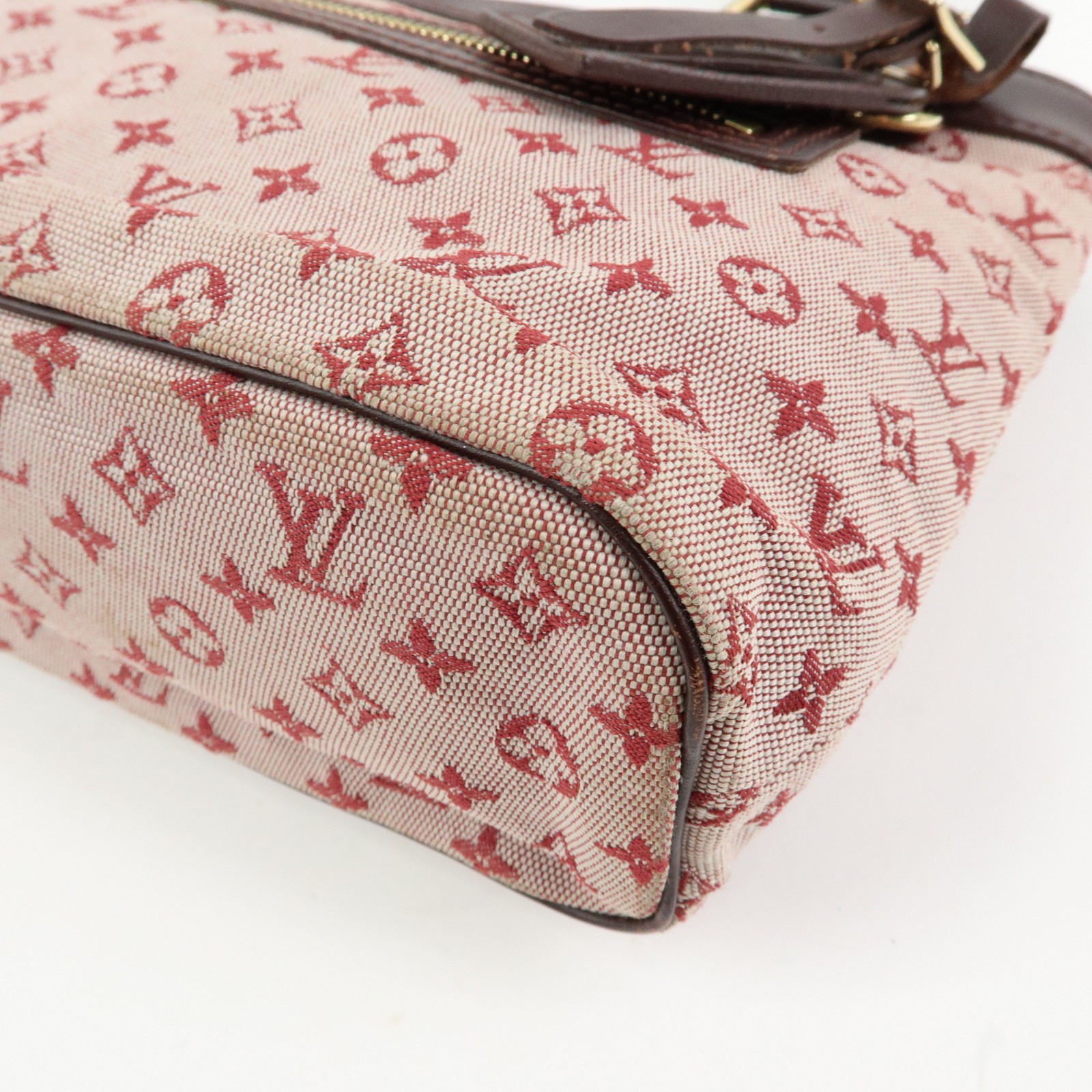 Louis Vuitton Monogram Mini Lucille PM Hand Bag Cerise M92678 Authentic Used F/S