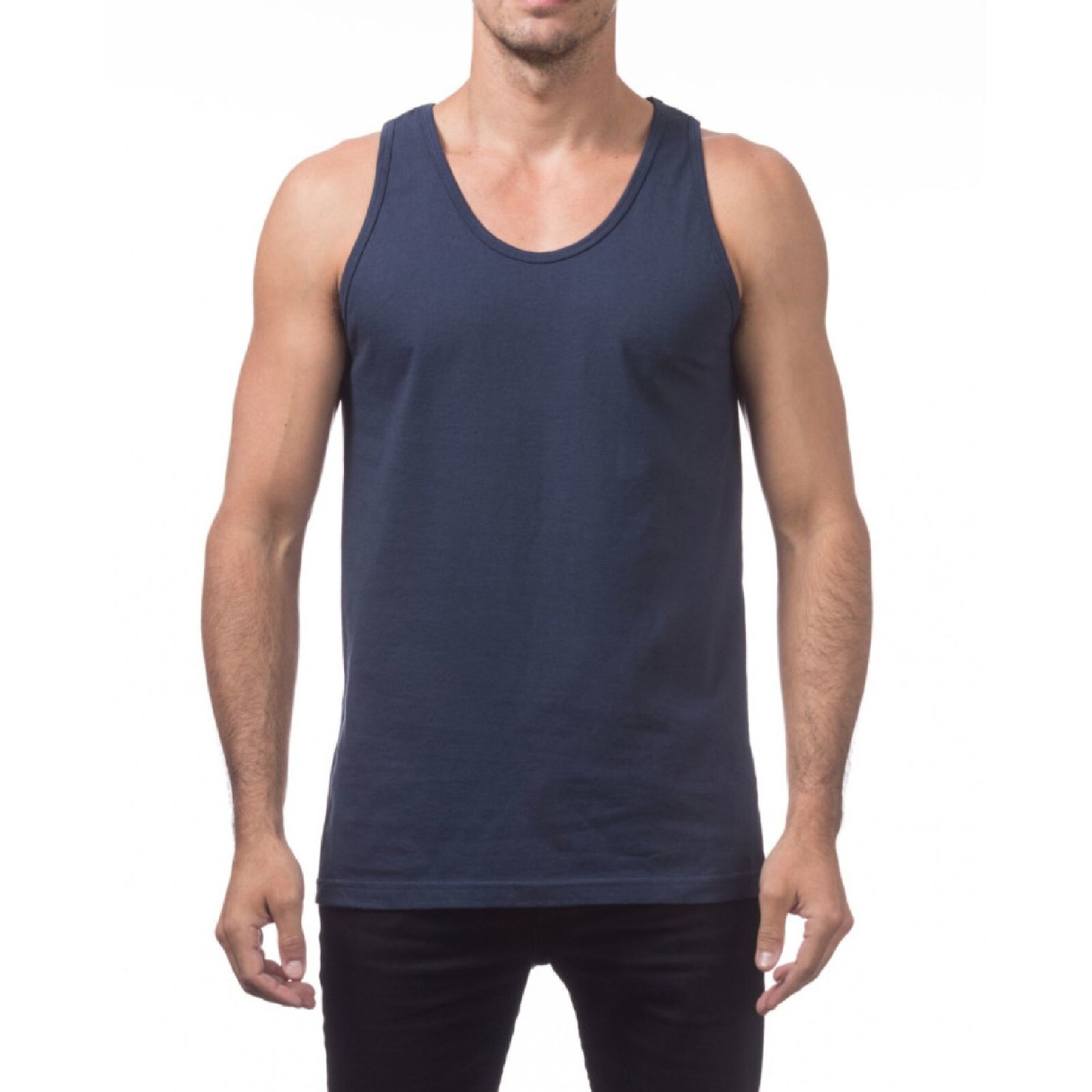 PROCLUB MENS COMFORT TANK TOP PRO CLUB CASUAL SLEEVELESS TANK TOP GYM SUMMER