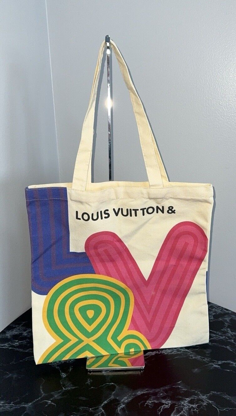 Louis Vuitton City Guide Exhibition Limited Canvas Tote Bag 2022 Shenzhen Ltd Ed