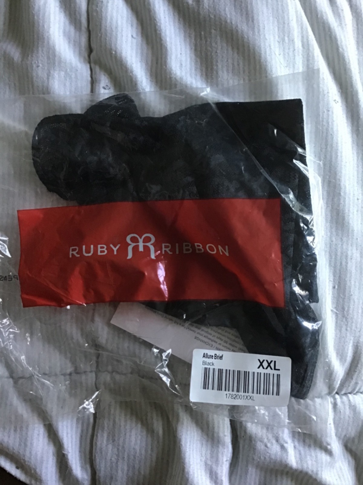 RUBY RIBBON ALLURE BRIEF #1782 NEW!