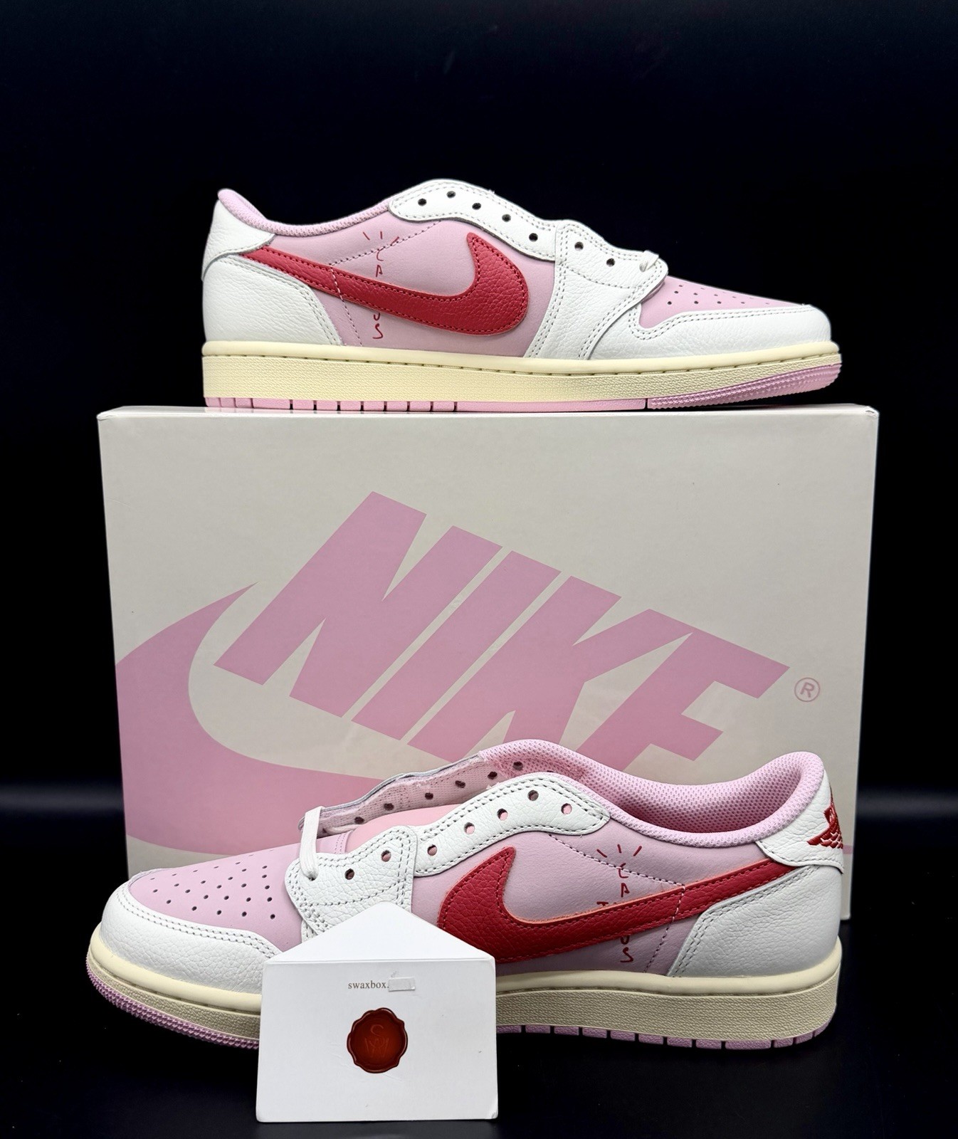 Travis Scott x Air Jordan 1 Low OG SP “Tropical Pink” IQ7604-101