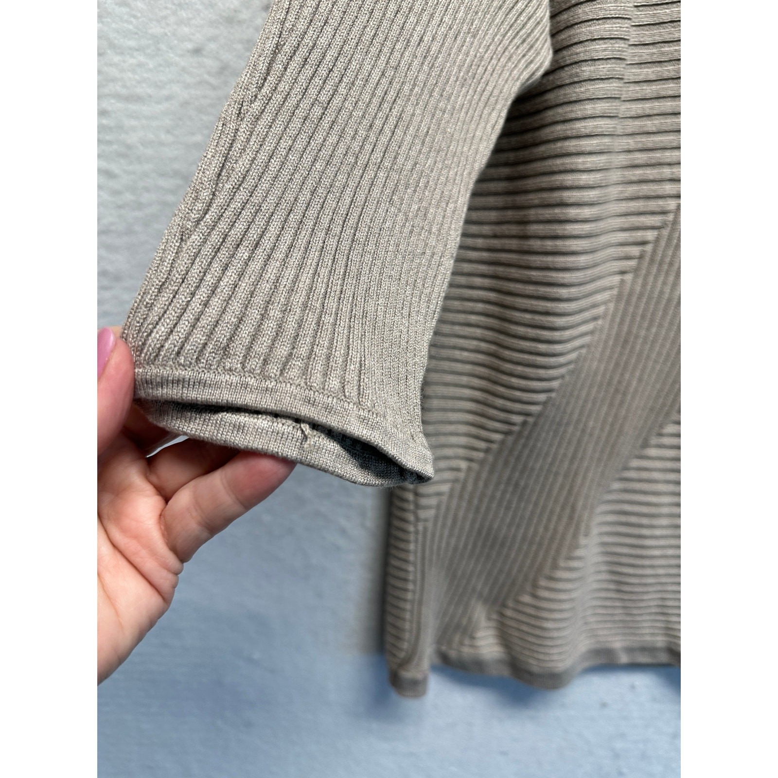 Chico’s Size 3 XL Women Ribbed Boat Neck Sweater Capsule Wardrobe Old Money