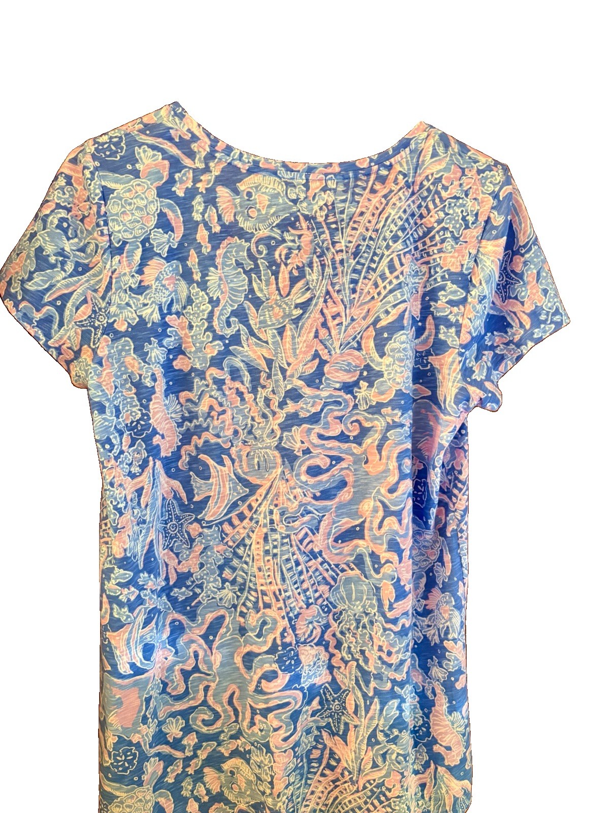 Lilly Pulitzer Etta V Neck Short Sleeve T-Shirt