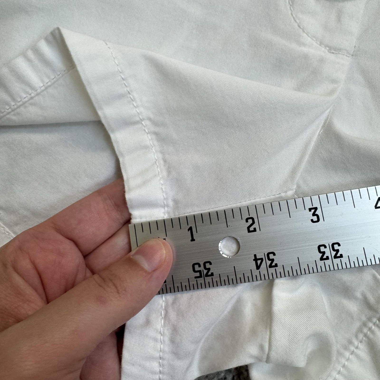 J.Crew Shorts Womens 4 White Chino Broken-In Low Rise Beach Preppy Summer 2015