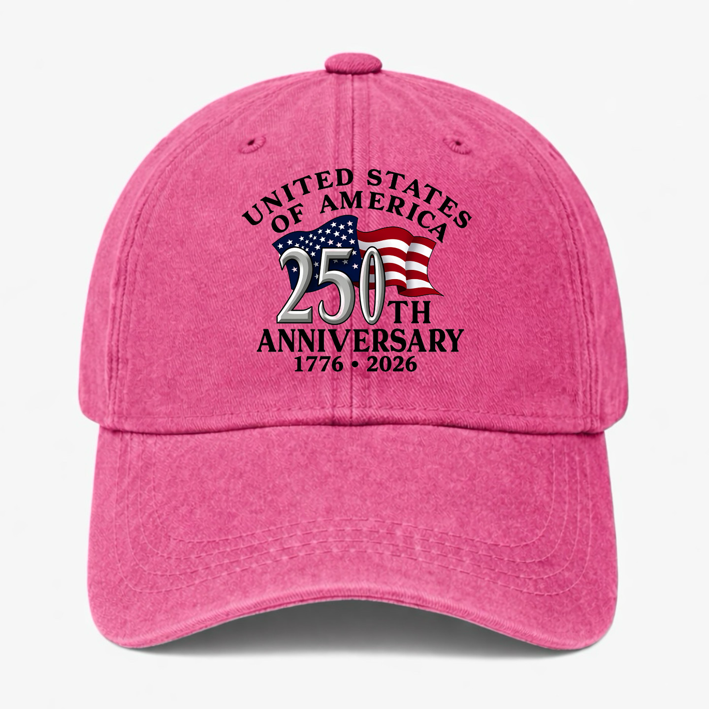 United States 250th Anniversary Hat Patriotic USA Flag Cap 1776 2026 Dad Hat