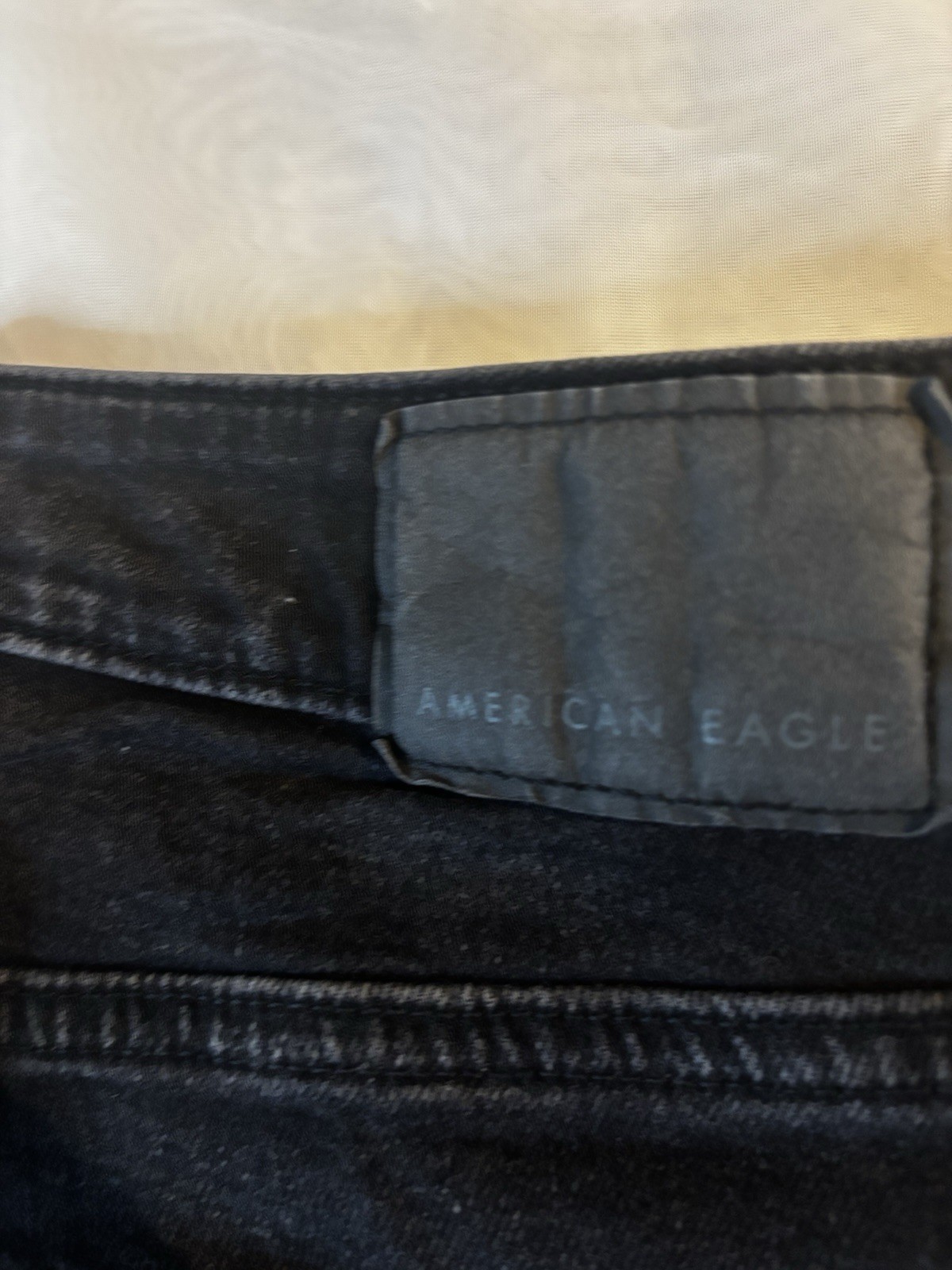 American Eagle AirFlex+ Men’s Black Slim Skinny Mid Rise Stretch Denim Jeans