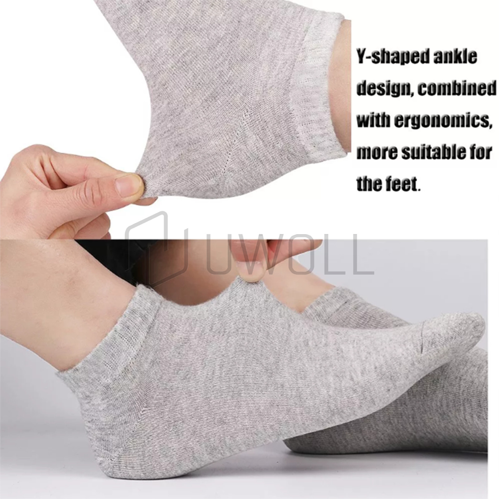 Ankle Socks Sport Cotton Crew Socks Low Cut Invisible for Men & Women
