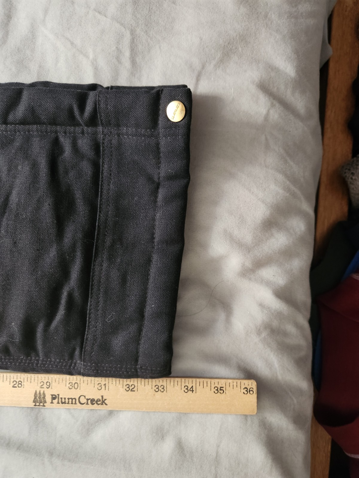 Carhartt Firm Duck Canvas Insualted Overalls Mens Medium Tall Black 104393 BLK
