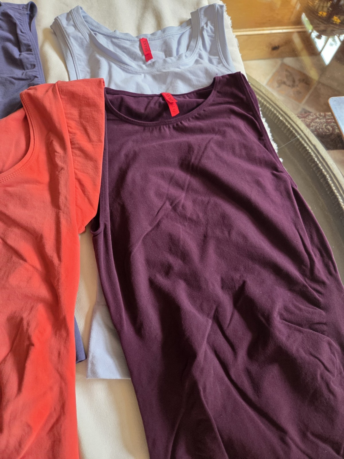 Lot of TEN (10!) Spanx Lightweight Stretch Tops Color & Style Variety Medium