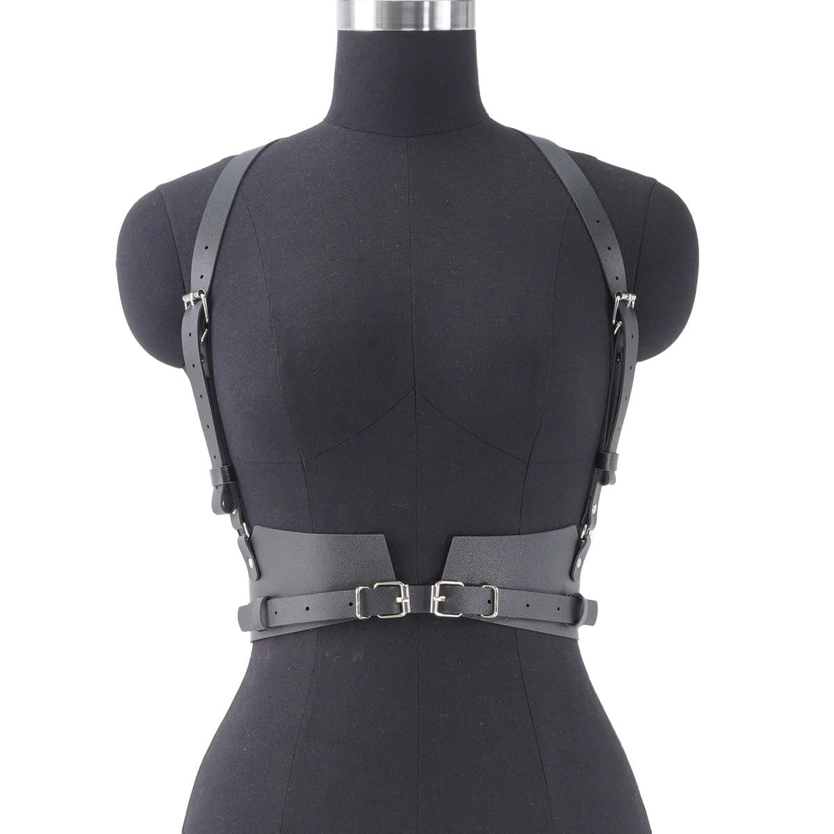 Women Punk Gothic Waist Belt Adjustable Harness Street Style Corset Suspender