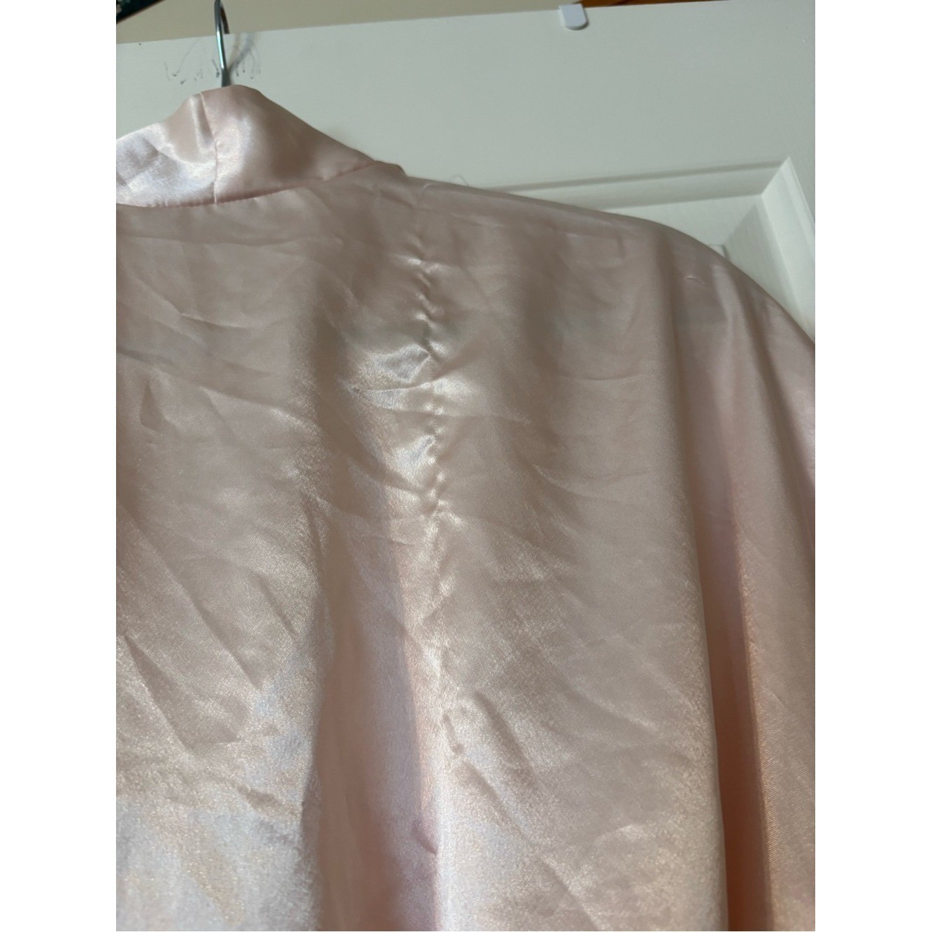 Dior Pink Satin Lace Robe
