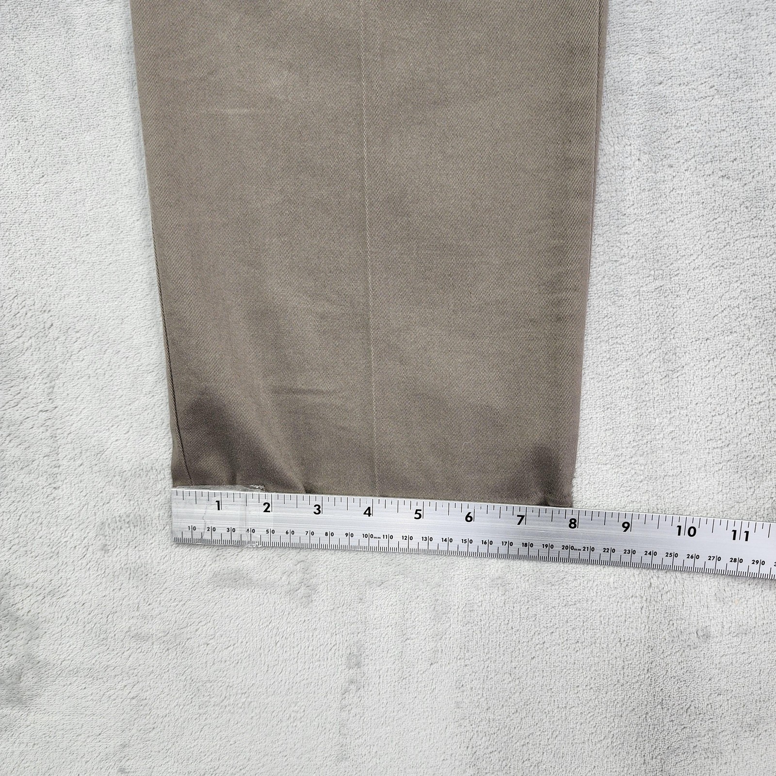 Dockers Pants Mens 30×30 Brown Classic Fit Pleated Chino Straight Stretch Khakis
