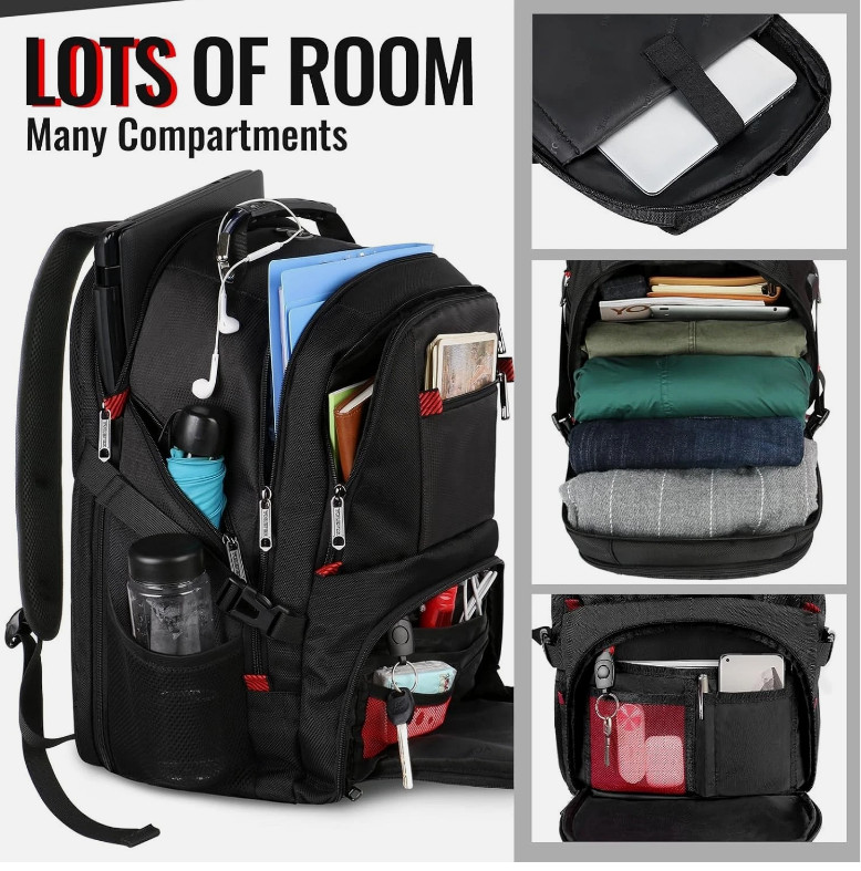Travel Backpack Extra Large 50L Laptop Backpacks for Men Women Water…