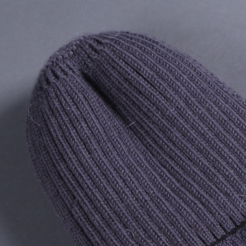 Winter Women Warm Rabbit Fur Fox Fur Hat Outdoor Fluffy Knitted Hat Cap