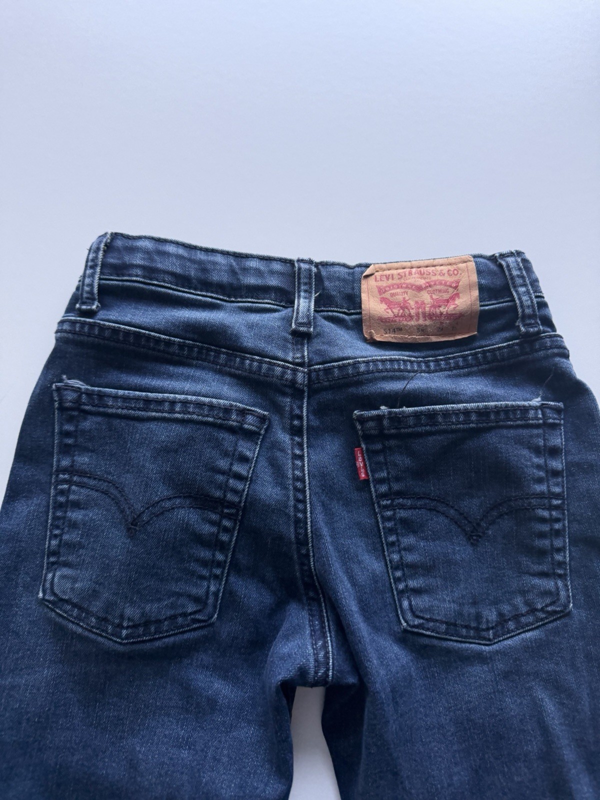 Levi’s 514 Straight Fit Boys Performance Jeans – Size 8 Regular – 24 x 25