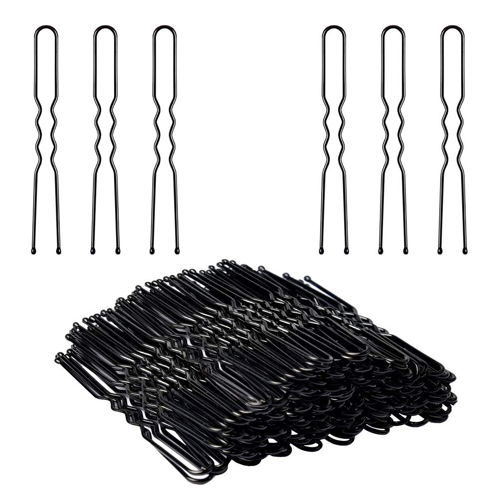 U Shaped IKOCO 2.4 inch Hair Pins for Women’s Ballet Buns with Storage Box